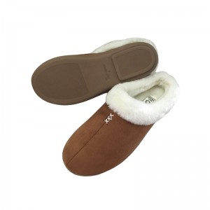 Womens Ladies Cowsuede Leather  Moccasins Slippers Indoor and Outdoor – BFF15A006