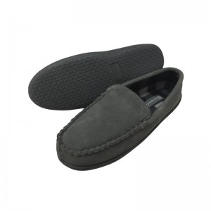 Zapatillas mocasines de cuero de ante para hombre para interiores y exteriores - GF2448
