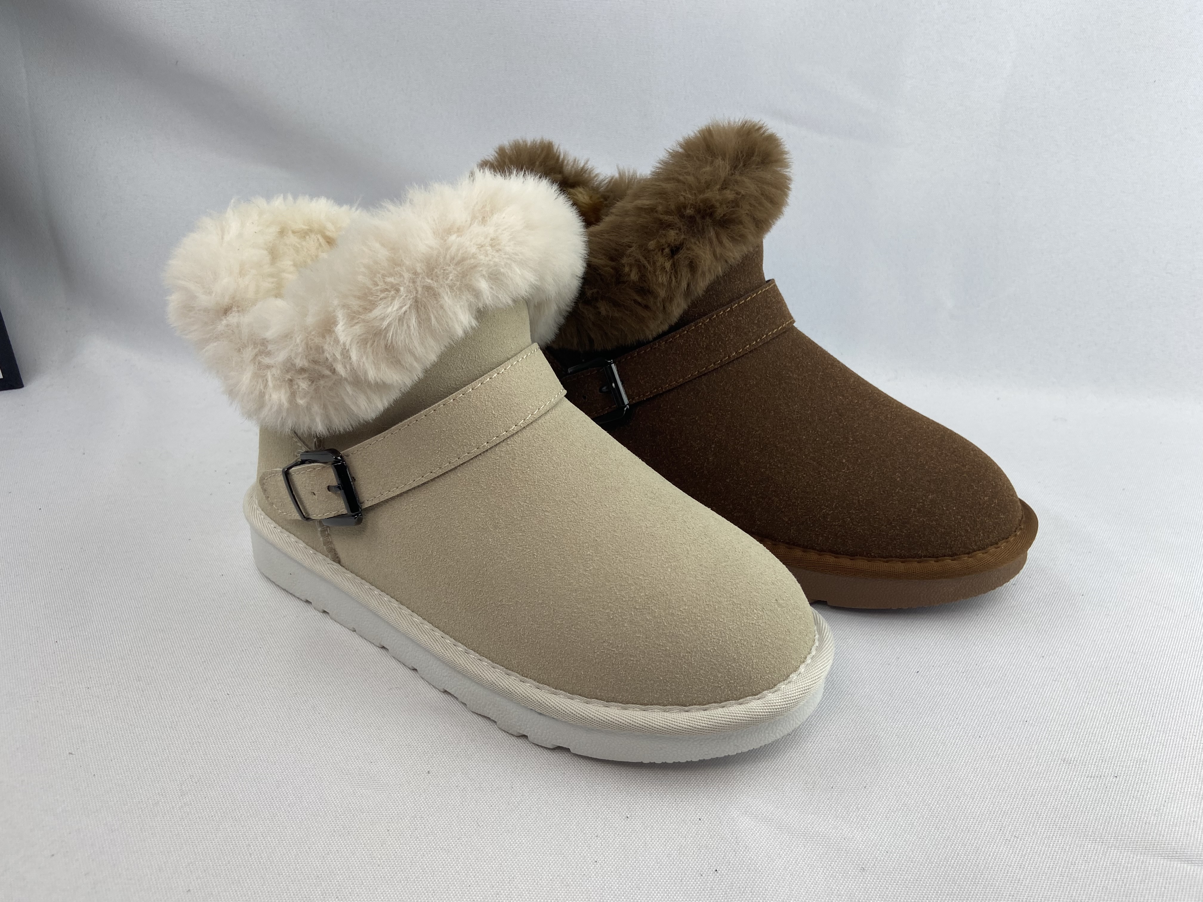Ladies High Quality Imitation Suede Boots Slippers Outdoor and Indoor GFAJ230919 Featured Image