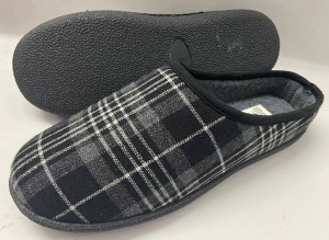 Mens Plaid Slippers Indoor and Outdoor