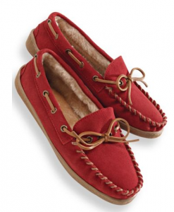 Womens Ladies Cowsuede Leather Moccasins Slippers Indoor and Outdoor