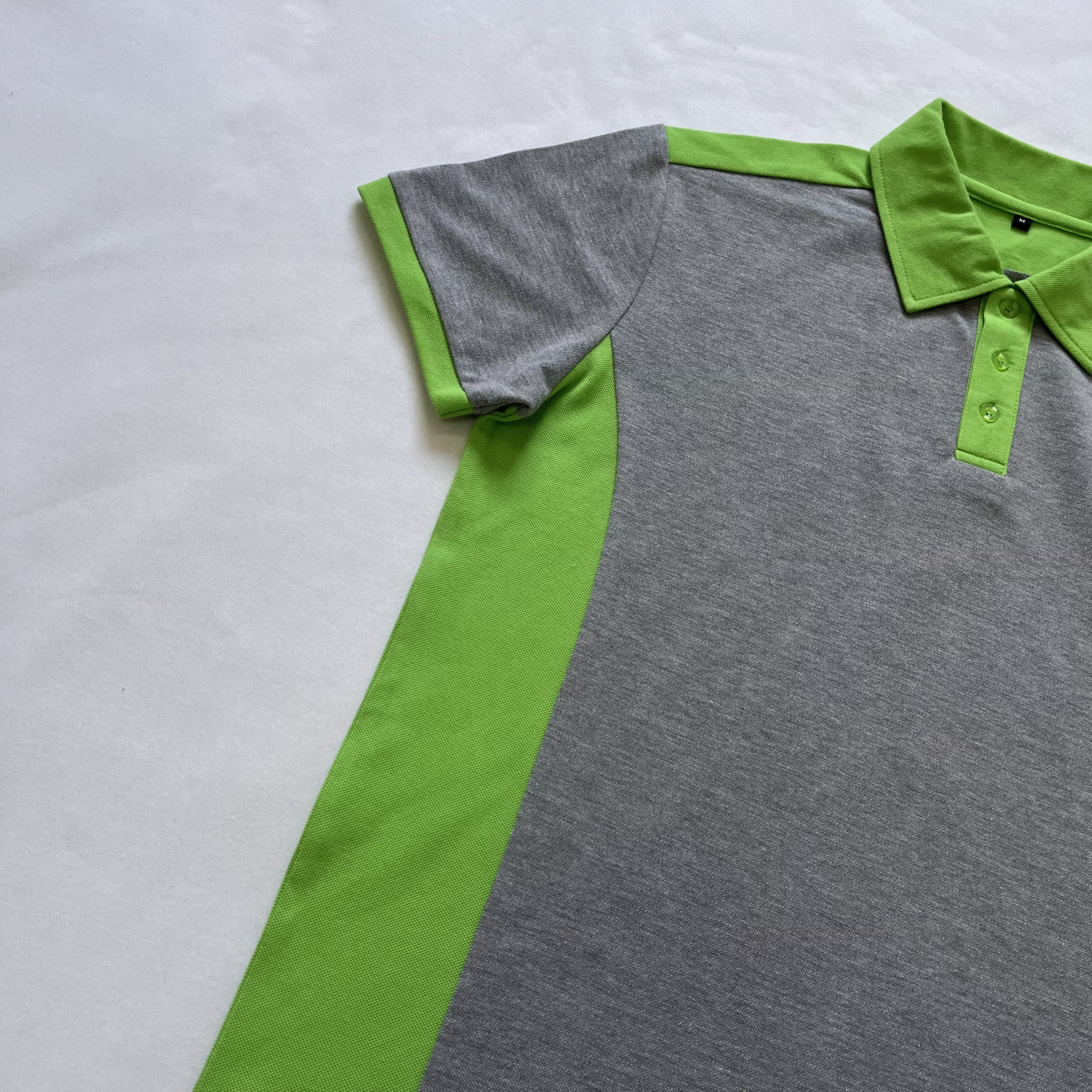 High quality color block polo shirt