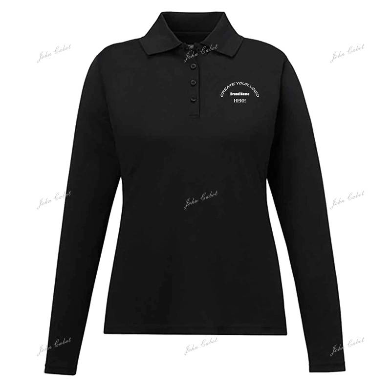 OEM manufacturer Boys White Polo Shirt - Wholesale Customized Logo Plain Polo Shirt for Women – LOTTE detail pictures