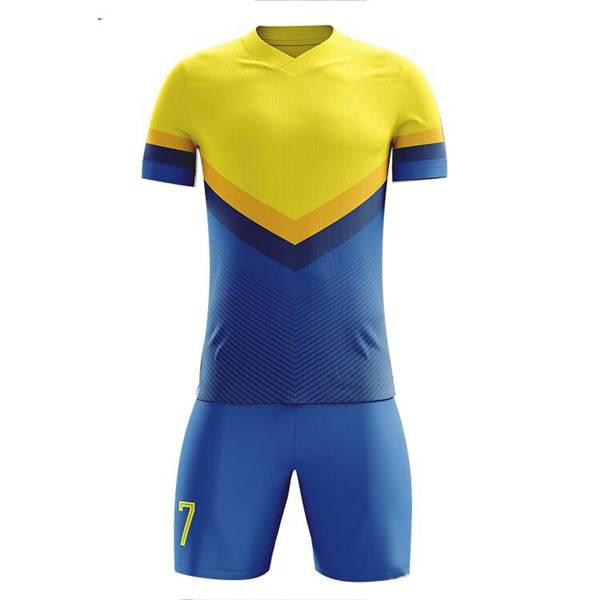 Custom Dry Fit Fabric Football Kits Sports Uniforms