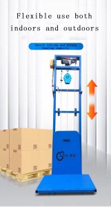 500kg small electric cargo lift tables indoor outdoor mini elevator home warehouse steel frame goods lift platform Caden