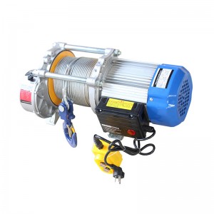 Customized portable 30M kcd type mini wire rope multi-function electric winch Caden