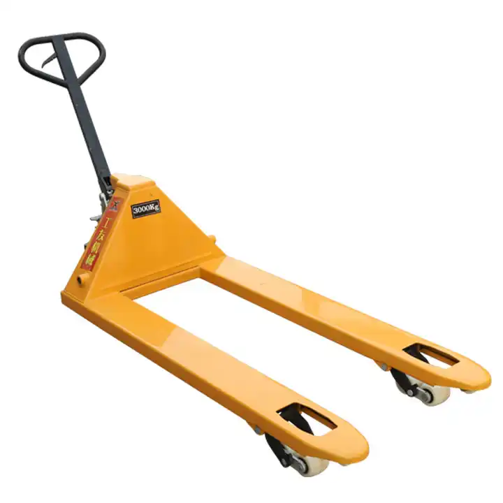 Jack China 2500kg Manual Hydraulic Hand Crown Pallet Jack Small Hand Pallet Truck For Sale Featured Image