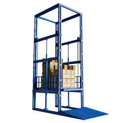 Indoor outdoor guide rail elevator cargo lift hydraulic freight cargo elevators Enoch