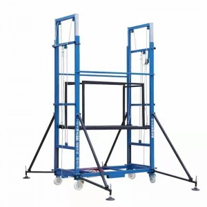 MIDE 300kg 8m Mobile Electric Lifting Scaffold Platforms , Scaffolding For Construction Electric