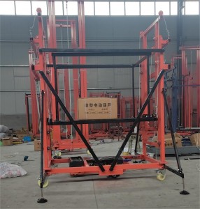 Foldable electric scaffold,electric hydraulic automatic electric lifting scaffolding for construction building