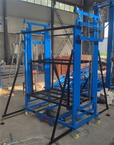 Foldable electric scaffold,electric hydraulic automatic electric lifting scaffolding for construction building
