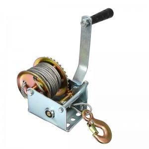 Hand crank cable manual winch for boat trailer winch 1200LBS Caden