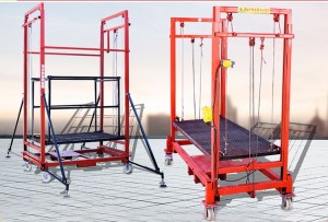 MIDE Factory Supply Customized 300kg 8m Mobile Electric Scaffolding Platform