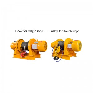 Electric Construction Winch Hoist 1t 2t 3t 5 10 Ton 380 Volts 3 Phase For Factory Warehouse