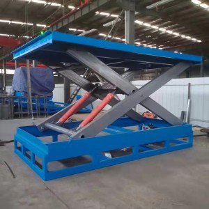 Stationary Hydraulic Scissor Lift Fixed Scissor Lift Tables Cargo lift Platform Customization