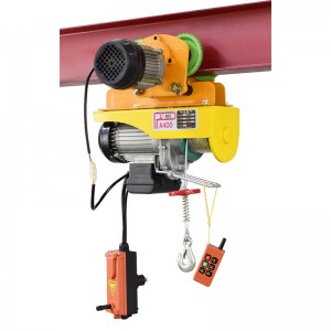 Mobile PA Mini Electric Hoist Winch With Electric Trolley Caden