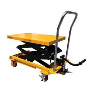 500kg mobile manual hydraulic scissor lift table trolley lifting trolley Eliza