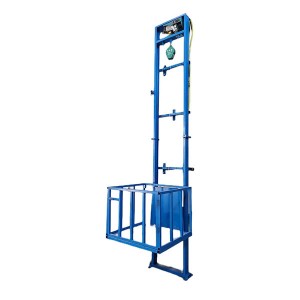 EZ Outdoor indoor small cargo lift wall mounted freight elevator vertical cargo elevator hydraulic goods lift