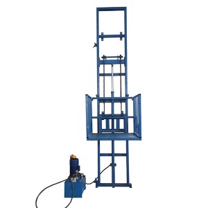 EZ Residential warehouse material lift hydraulic cargo lift vertical freight lift elevator