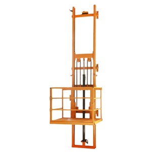 EZ Residential warehouse material lift hydraulic cargo lift vertical freight lift elevator
