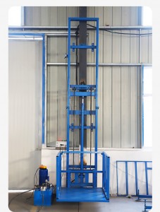 Hydraulic warehouse electric elevator cargo lift small platform lift