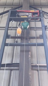 Mini cargo lift, hydraulic cargo lifts elevator warehouse steel frame goods lift platform