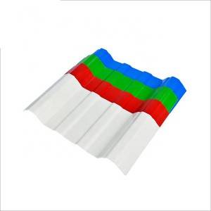 Factory For Plastic Roofing Sheet - plastic upvc roof covering trapezoidal sheet panels – JIAXING
