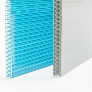Good Quality China Top-Rated Polycarbonate Solid Sheet - 4m-20mm recycled Honeycomb PC hollow polycarbonate sheet – JIAXING