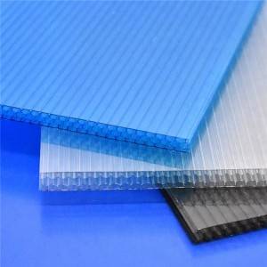 8mm clear cellular pc polycarbonate roof honeycomb panel hollow sheet