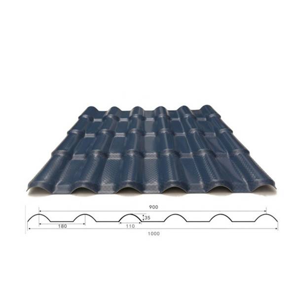 China Rome Type ASA Synthetic Resin Pvc Roof Sheet manufacturers and suppliers | JIAXING