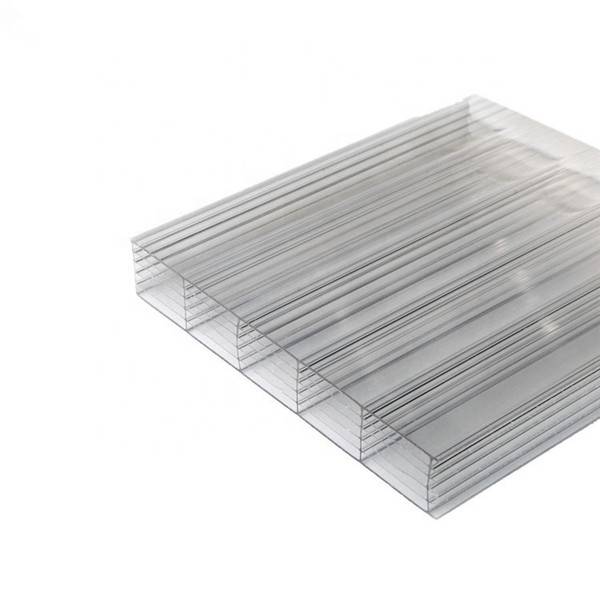 Multiwall Polycarbonate Sheets Pc Clear, Corrugated Clear Plastic