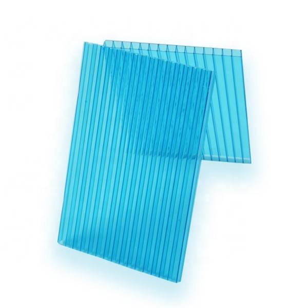 Factory wholesale Clear Polycarbonate Sheets Price - Policarbonato Aveolar twin wall Polycarbonate hollow sheet – JIAXING