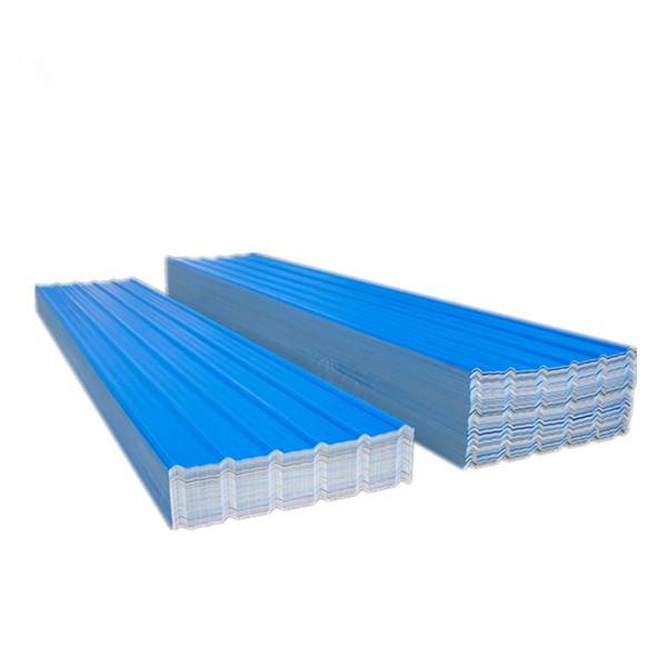 three layer upvc plastic corrugated roofing shingles-2