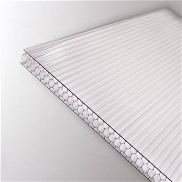 High Impact Resistance Honey Comb Polycarbonate Hollow Sheet-4