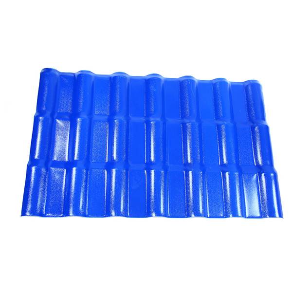 Wholesale Dealers of Asa Pvc Roofing Tile - Cheap Plastic PVC Roofing Materials Fire Proof Heat Insulation Spanish style Roof Tile – JIAXING