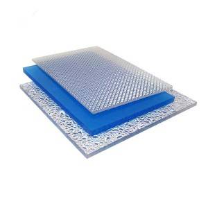 China Cheap price Corrugated Polycarbonate Solid Sheet - Customized 3mm 4mm 5mm embossed solid polycarbonate sheet – JIAXING