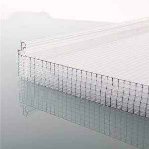 Professional Design Cellular Polycarbonate Panel - double skin PC hollow sheet Impact resistant plastic sheet – JIAXING