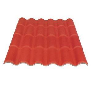 Roma Style ASA PVC Roof Tile synthetic resin ASA pvc roofing sheet