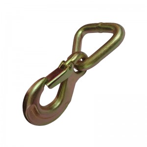 Forged Safety Grab Hook with 2” Triangle Ring