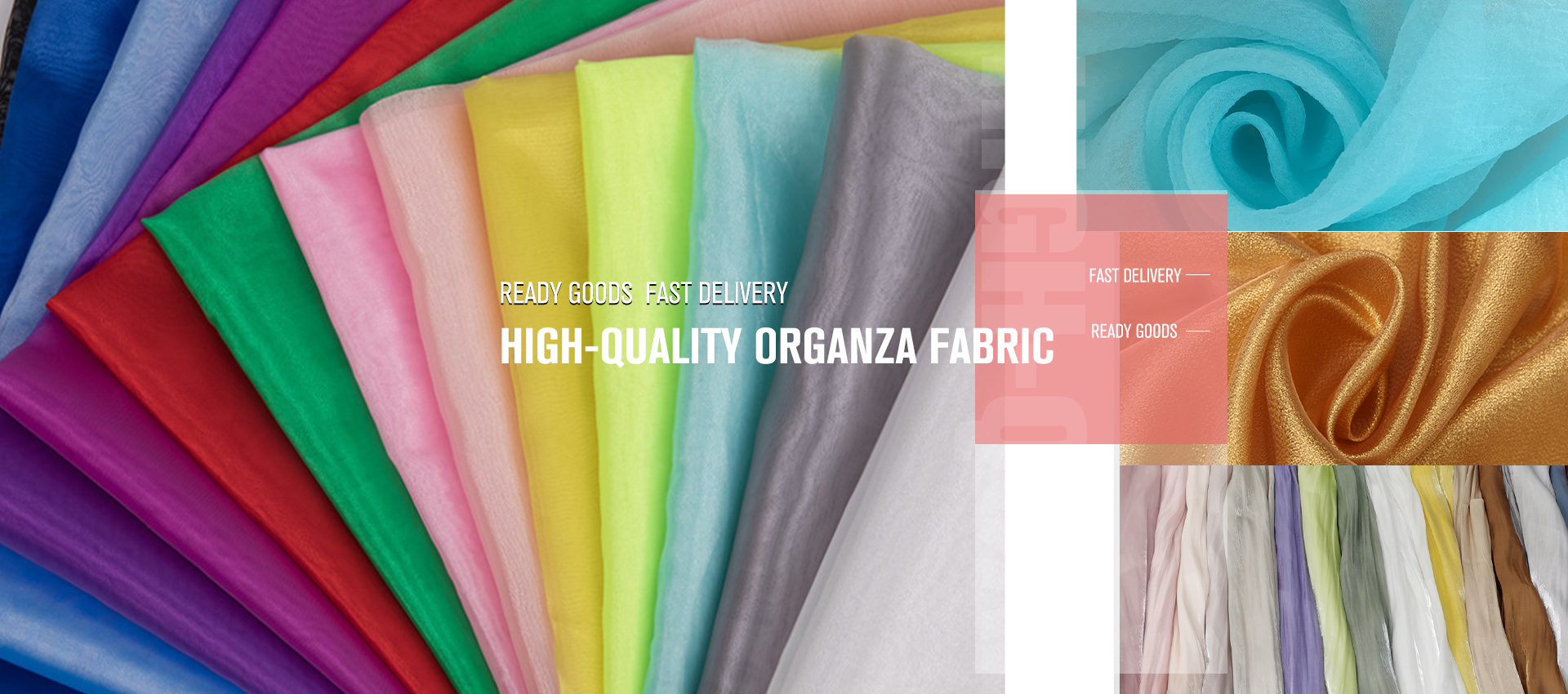 Organza Fabric, Organza Fabric Roll, Crystal Organza Fabric - SHENGRONG