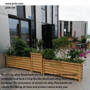 China Wholesale Aluminum Alloy Decorative Strip Manufacturer - Aluminum flower bed – JXXLV