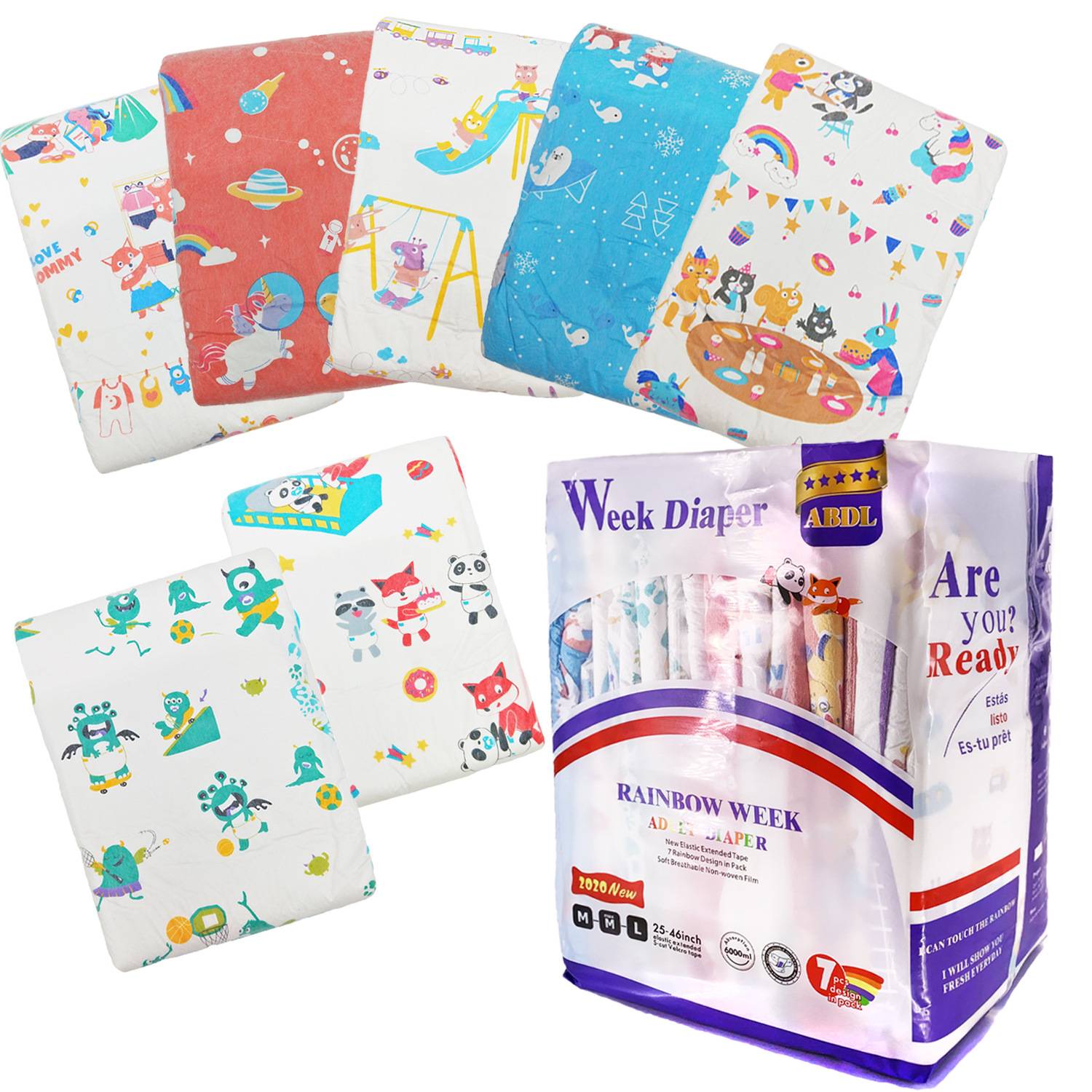Special Price for Discount Adult Diapers - ABDL Thick Diaper – Yoho