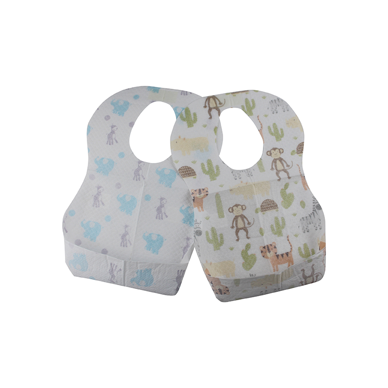 China Cheap price Baby Bibs Waterproof Disposable – Wholesale custom printed waterproof disposable paper baby bib – Yoho