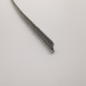 Hot sale Factory Brush Door Seal Strip - 4*6 silicone pile brush weatherstripping – JYD
