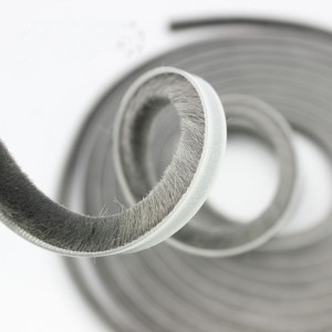 Factory Price For China 7*8 Grey Color Self-Adhesive Pile Strip