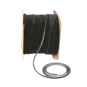 7*4mm silicone black brush weather strpping