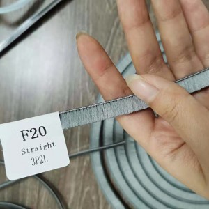 F20 5*9 Straight type pile weather strips