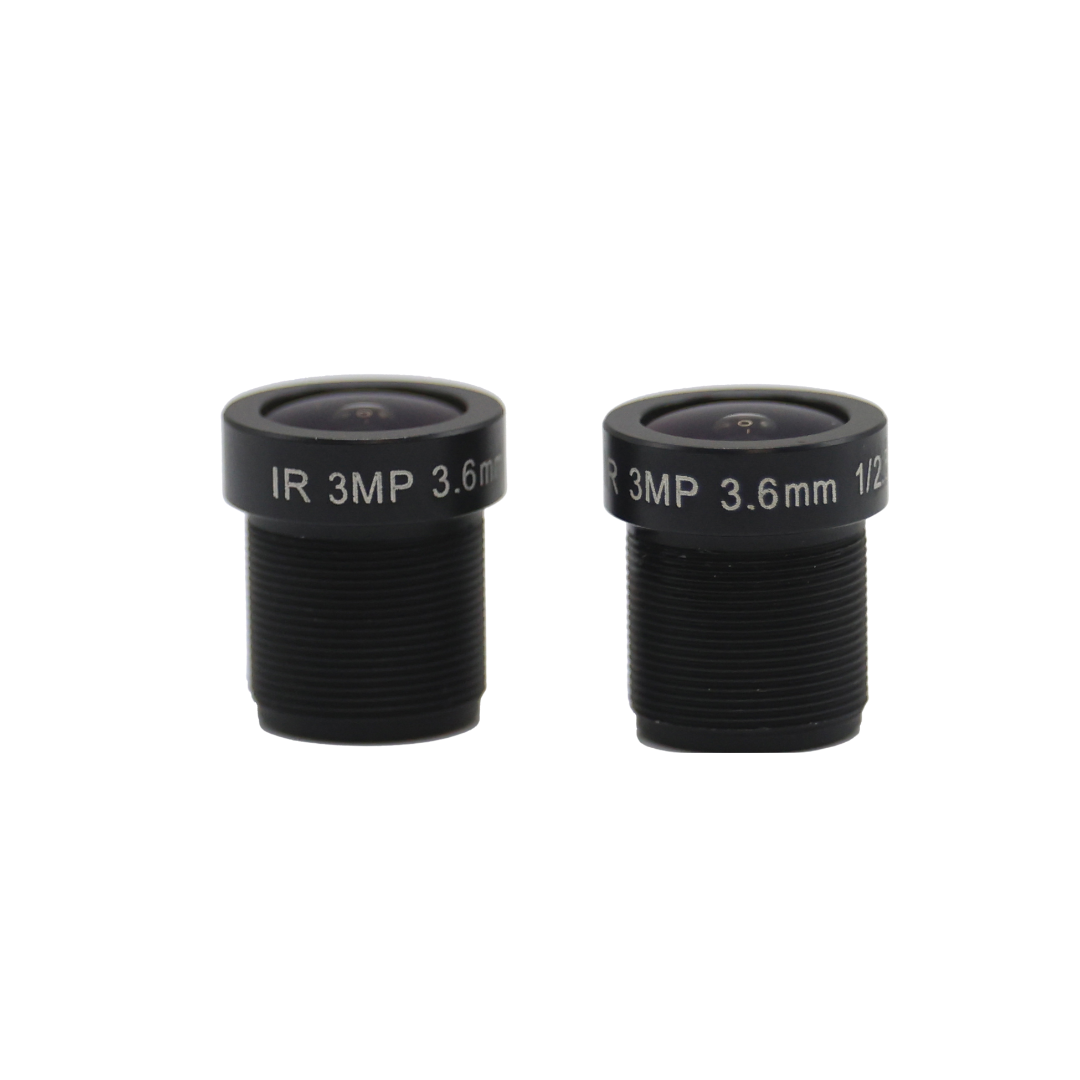 1/2.7inch M12 mount 3MP 3.6mm mini lenses