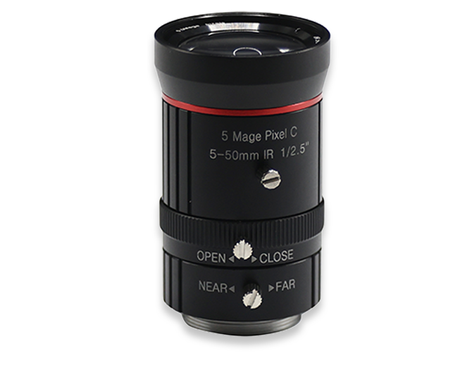 5-50mm F1.6 Vari-Focal Zoom Lens for Security Camera and machine vision system