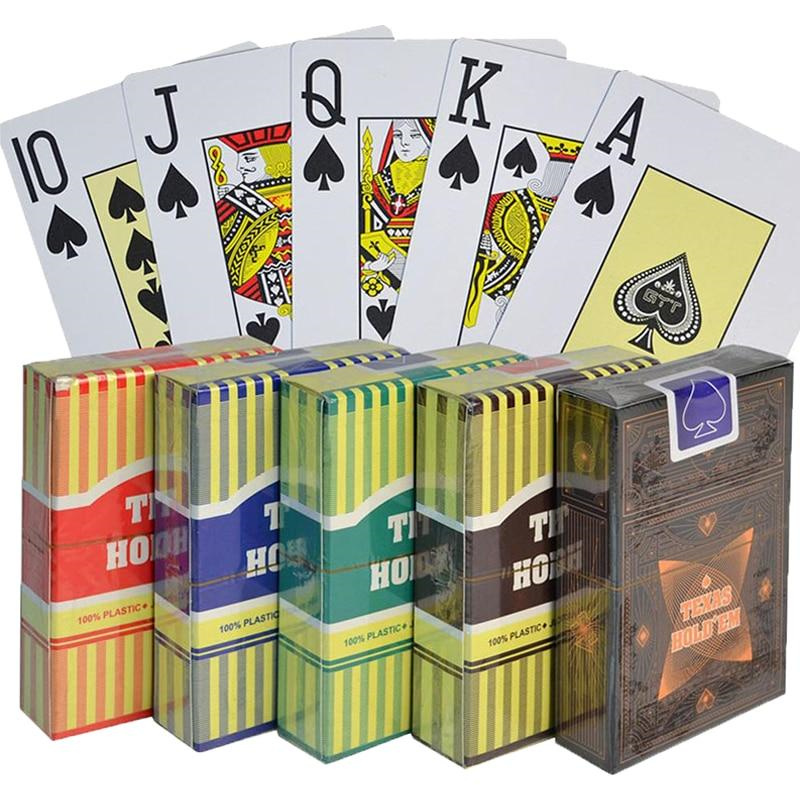 Big Font PVC Plastic Texas Playing Cards Featured Image